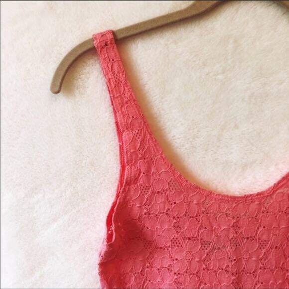 Hollister Pink Laced Tank Top - Picture 3 of 7